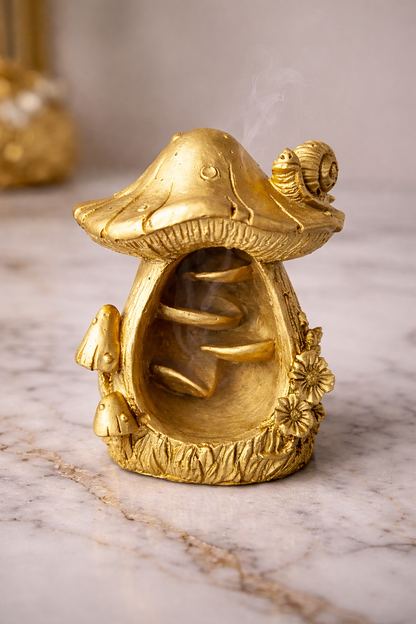 Golden Shroom – Minimal Gold Tütsülük