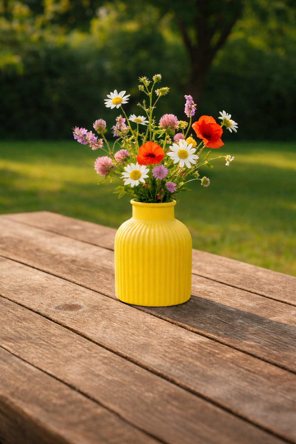 Ribbed Form – El Yapımı Dekoratif Vazo