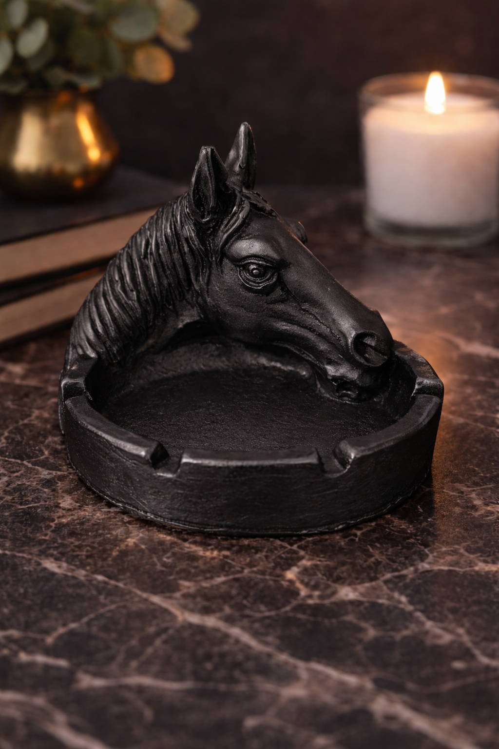 🐎 At Başı Tasarımlı Dekoratif Küllük