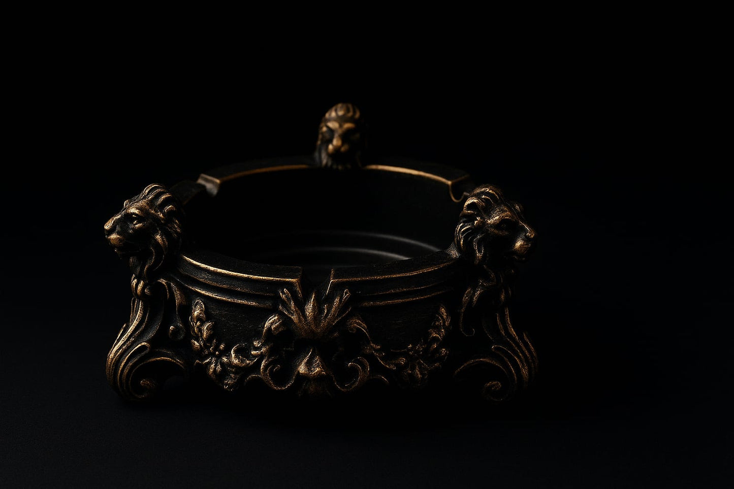 🦁 Aslan Muhafız – El Yapımı Alçı Küllük