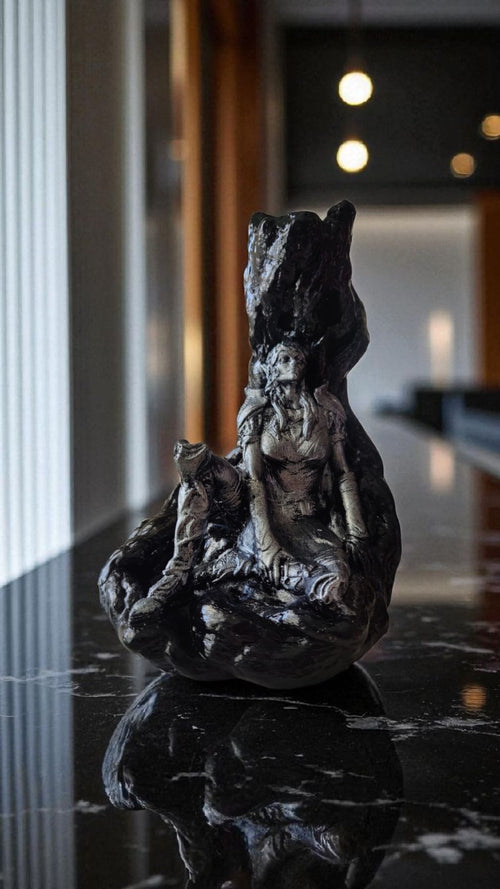 ⚔️ Kadim Muhafız – El Yapımı Alçı Tütsülük