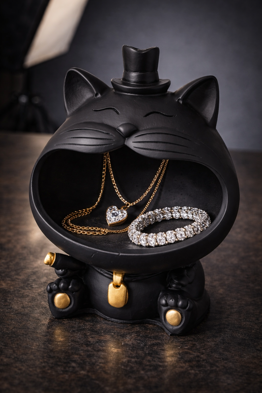 🐈‍⬛ Şık Kedi Takı Standı – Zarafet ve Düzen Bir Arada
